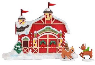 Rudolph's Reindeer Barn, Department 56